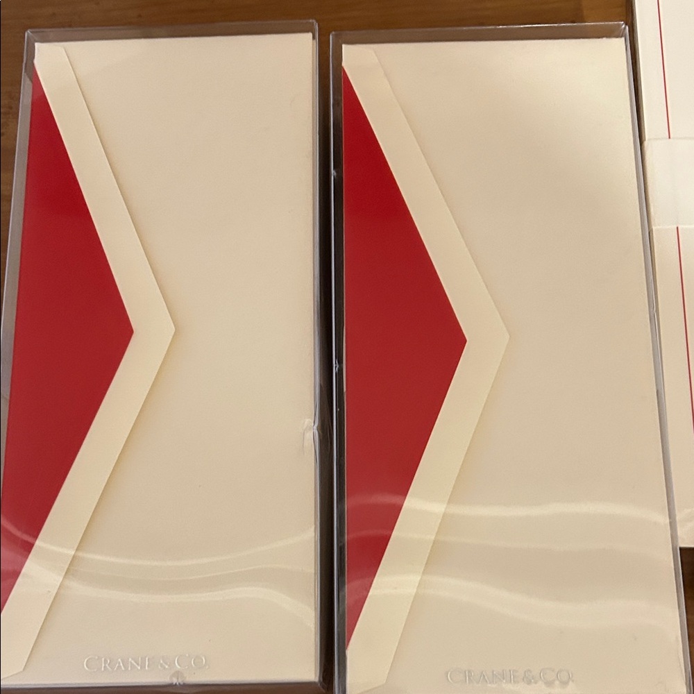 Red and White Stationery Set - Picture 3 of 3